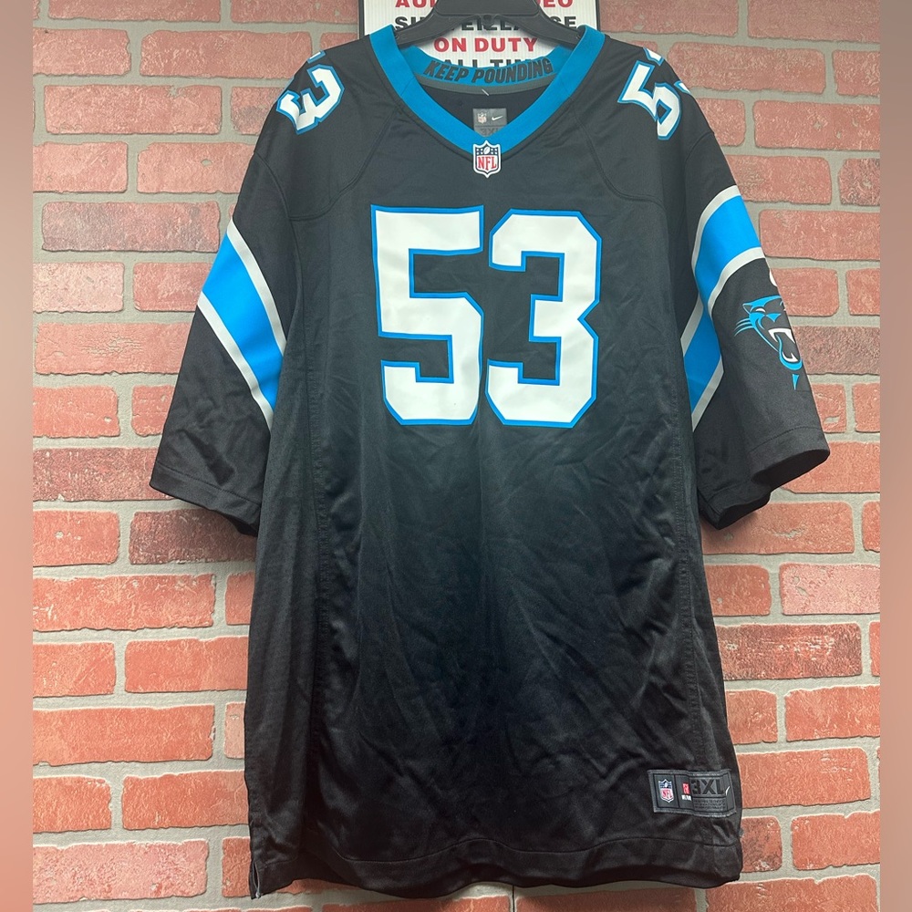 Brian Burns football jersey